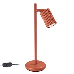 Lampa biurkowa KARBON ochra czerwona (SL.1643) - Sollux Lighting