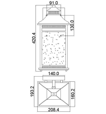 Kinkiet zewnętrzny Livingston (QZ-LIVINGSTON2-L) - Elstead Lighting
