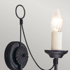 Kinkiet Carisbrooke (CB1-BLACK) - Elstead Lighting