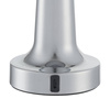 Przenośna lampa z dotykowym włącznikiem TAVOLO A  srebrna 21 cm (ST-8127T/A SILVER) - Step into Design
