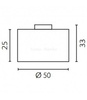 Plafon ONDE 50 (67834 - Ramko)