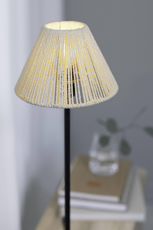 Lampa Stołowa CORDA 1L Black/Beige   (108445) - Markslojd
