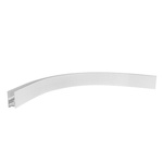 Narożnik Półokrągły do szyn magnetycznych LL-20B DDCX-B20Y biały - DomenoLED