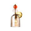 Kinkiet Tropea bursztynowy 1xE27 (LP-2004/1W AM) - Light Prestige