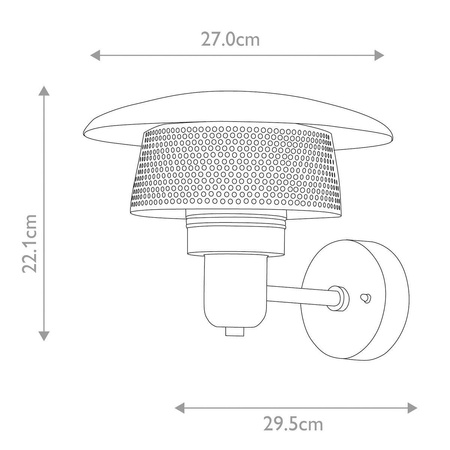 Kinkiet zewnętrzny Saturne (SATURNE) - Elstead Lighting