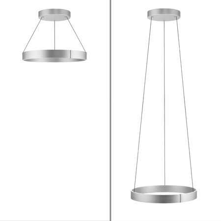 PURE E-CLIPSE LAMPA WISZĄCA ALUMINIUM (2561-95) - Paul Neuhaus