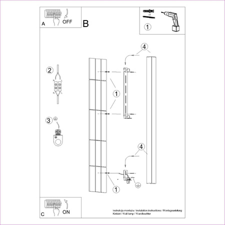Kinkiet FREYA 150 zielony oliwkowy (TH.342) - Thoro Lighting