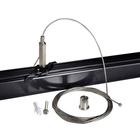 Zawiesie linkowe Wire do szynoprzewodu 5m (black) (8131) - Shilo