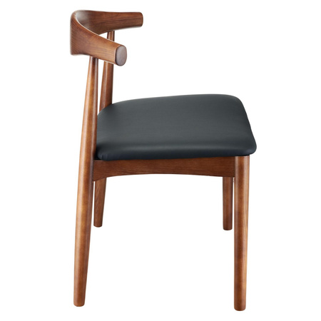 Krzesło CLASSY jesionowe w kolorze orzechowym (MH-003CH-W) - Moos Home