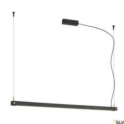 NOYA PD PHASE, wewnętrzna lampa wisząca LED, czarna, przełącznik CCT 2700/3000 K (1003530) - SLV