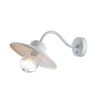 Kinkiet zewnętrzny z czujnikiem ruchu Klampenborg (KLAMPENBORG-PIR-WHT) - Elstead Lighting