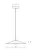 PENDANT LED LIGHT 10W 3000K WHITE (22129 Zambelis) - Zambelis
