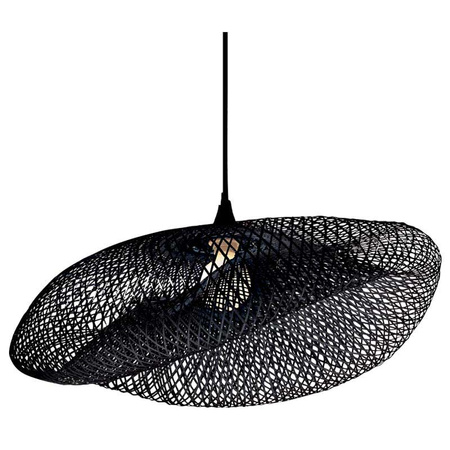 PENDANT LIGHT 1XE27 BAMBOO BLACK (19108 Zambelis) - Zambelis