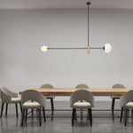 PENDANT LIGHT 2XG9 BLACK-GOLD (22267 Zambelis) - Zambelis
