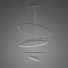 Lampa wisząca Ledowe okręgi No.5 Φ150 cm 4k czarna ściemnialna Altavola Design (LA085/P_150_in_4k_black_dimm) - ALTAVOLA DESIGN