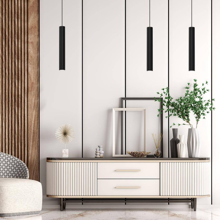 Lampa wisząca HUDSON BLACK 1xGU10 (MLP8791) - Milagro