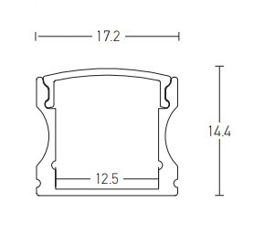 ALUMINIUM PROFILE 2m + 2m OPAL PC COVER (20193 Zambelis) - Zambelis