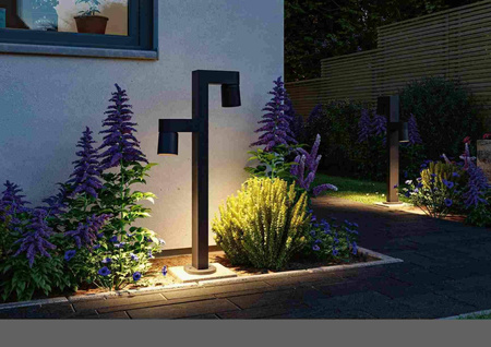 Oprawa ogrodowa KIMU LED 2X8W 2X750lm 2200K IP44 230V antracyt aluminium (PL94825) - PAULMANN