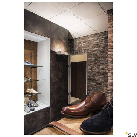 SHELL 30, WL, lampa ścienna natynkowa LED indoor, 3000K, kolor biały (1000423) - SLV