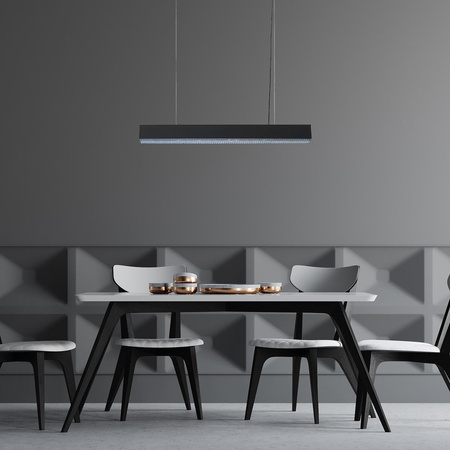 Lampa wisząca Mira M LED CCT Tuya czarna  (LP-1201/1P M BK Smart) - Light Prestige