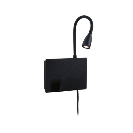 Oprawa ścienna HALINA LED USB-C czarny mat (PL71101) - PAULMANN