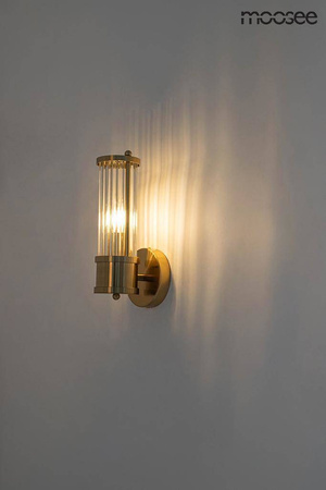 MOOSEE lampa ścienna PILAR złota (MSE010400192) - Moosee
