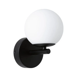 Lampa ścienna łazienkowa GOVE LED 5W 400lm 3000K IP44 230V czarny matowy / metal / szkło (PL71074) - PAULMANN