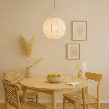 Lampa wisząca Dana Biały 1xE27 (ML1805) - Milagro