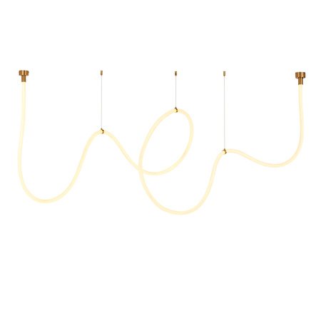 Lampa wisząca SNAKE LED wąż ledowy złota 500 cm (MD1021-5 gold) - Step into Design