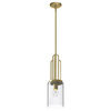 Lampa wisząca Kimrose - 1 źródło światła - Szczotkowany naturalny mosiądz (QN-KIMROSE-MP-BNB) - Quintiesse
