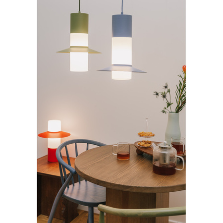 CAPONIO A niebieska sufitowa lampa wisząca (CPA199P0) - Ummo