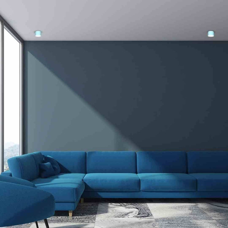 Lampa sufitowa DIXIE Blue/White 1xGX53 (MLP7548) - Milagro