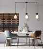 PENDANT 3XE14 MAX 15W BLACK MARBLE - BRASS (23243 Zambelis) - Zambelis