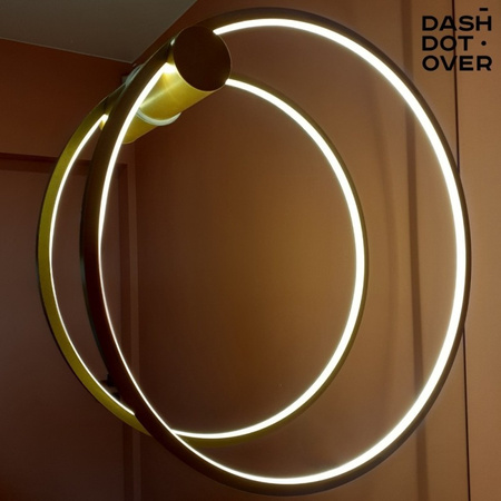 ECHO 50 Kinkiet / Plafon ciemny złoty 4000K (66432) - Ramko