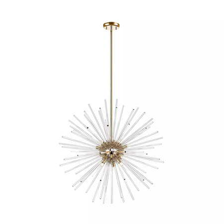 Lampa Wisząca URCHIN Złoto-przeźroczysta (P0491-09D-F7AC) - Zuma Line