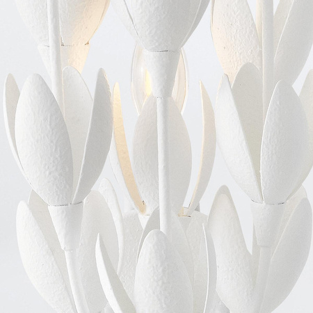 Designerski kinkiet Flora - 3 źródła światła - Tynk strukturalny (QN-FLORA-3W-WHT) - Quintiesse