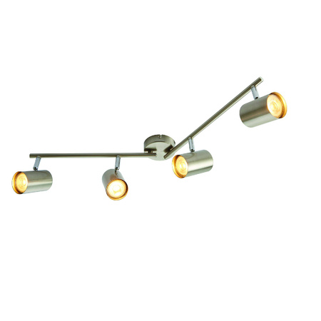 Lampa sufitowa Arezzo 4lt bar satin 7W (73689) - Saxby