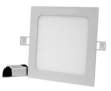 PANEL LED PODTYNKOWY PLAFON SUFITOWY KWADRAT 12W B.NEUTRALNA - Syntron