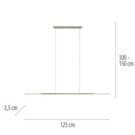 PURE SURFACE LAMPA WISZĄCA SZARY (2301-15) - Paul Neuhaus