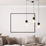 PENDANT 3XE14 MAX 15W BLACK MARBLE - BRASS (23249 Zambelis) - Zambelis