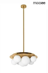 Złota lampa wisząca kule BACARDI (MSE1501100439) - Moosee
