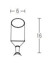 OUTDOOR SPIKE LIGHT 1XGU10 BLACK (E217 Zambelis) - Zambelis