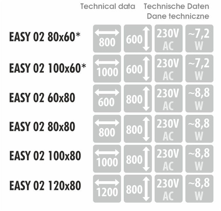 Lustro EASY 02 (EASY02) - MCJ