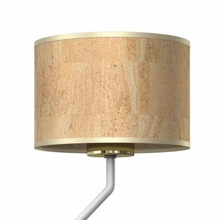 Kinkiet CORK White/Cork 1xE27 + Mini GU10 (MLP7516) - Milagro