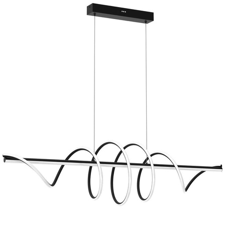 Lampa wisząca TWIST czarna LED (ML8608) - Milagro
