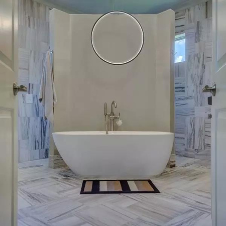 Lampa wisząca Ledowe Okręgi No.1 X 40cm 4k 22W czarny (LA073/X_40_in_4k_black_22W) - ALTAVOLA DESIGN