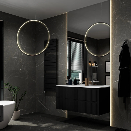 Lampa Wisząca Loop M Zmienna Barwa Światła LED czarna IP44 (PL0119-85-CCT-BK) - Yaskr