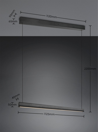 Nowoczesna lampa wisząca WALLACE (347910132) - Trio