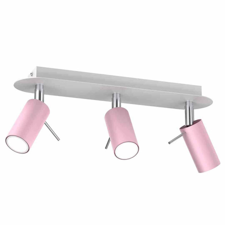 Lampa sufitowa PRESTON PINK/WHITE 3x mini GU10 (MLP7628) - Milagro