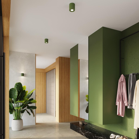 Kinkiet ORBIS beton zielona oliwka (SL.1839) - Sollux Lighting